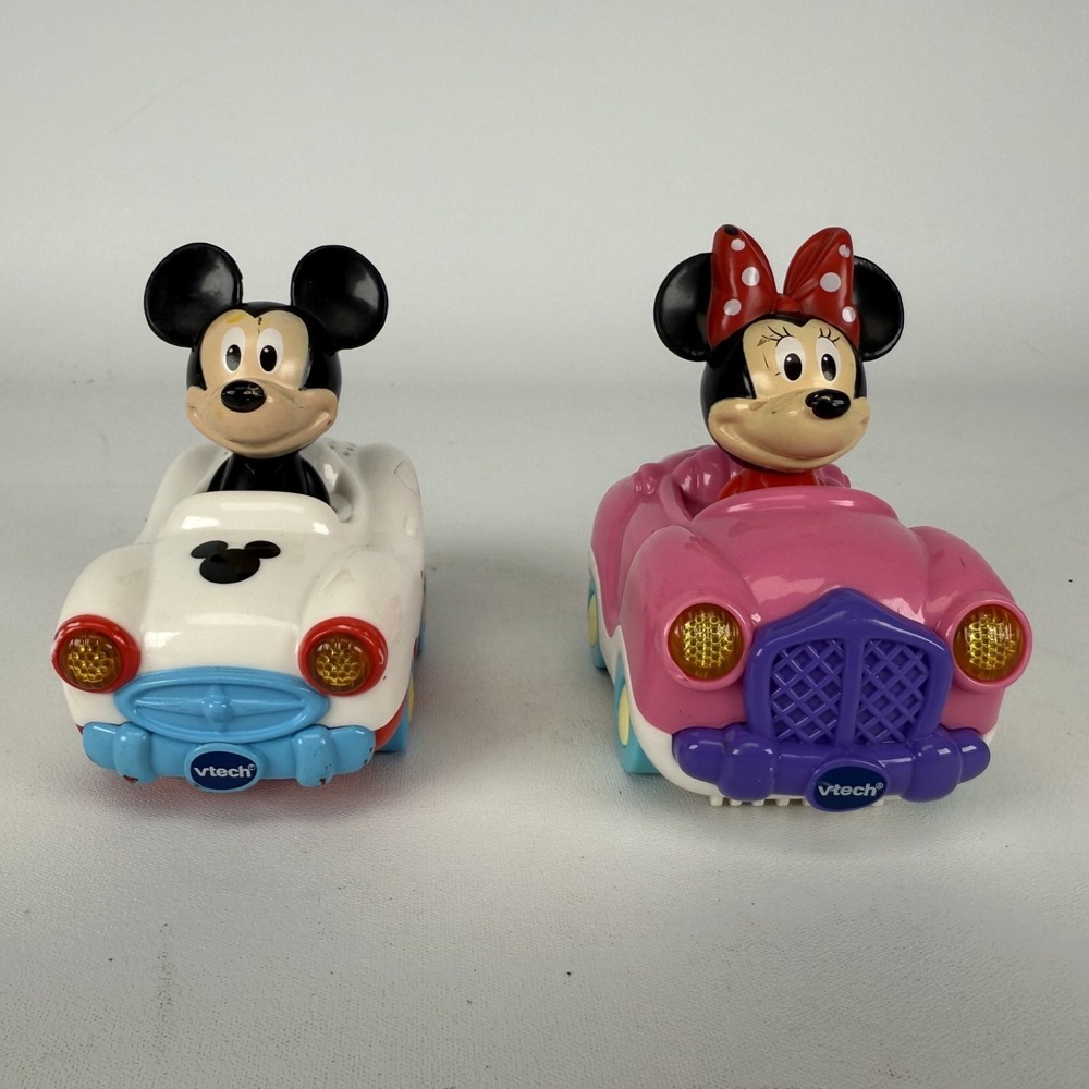VTech Go Go‎ Smart Wheels Disney Mickey & Minnie w/Lights  & Sounds -WHITE